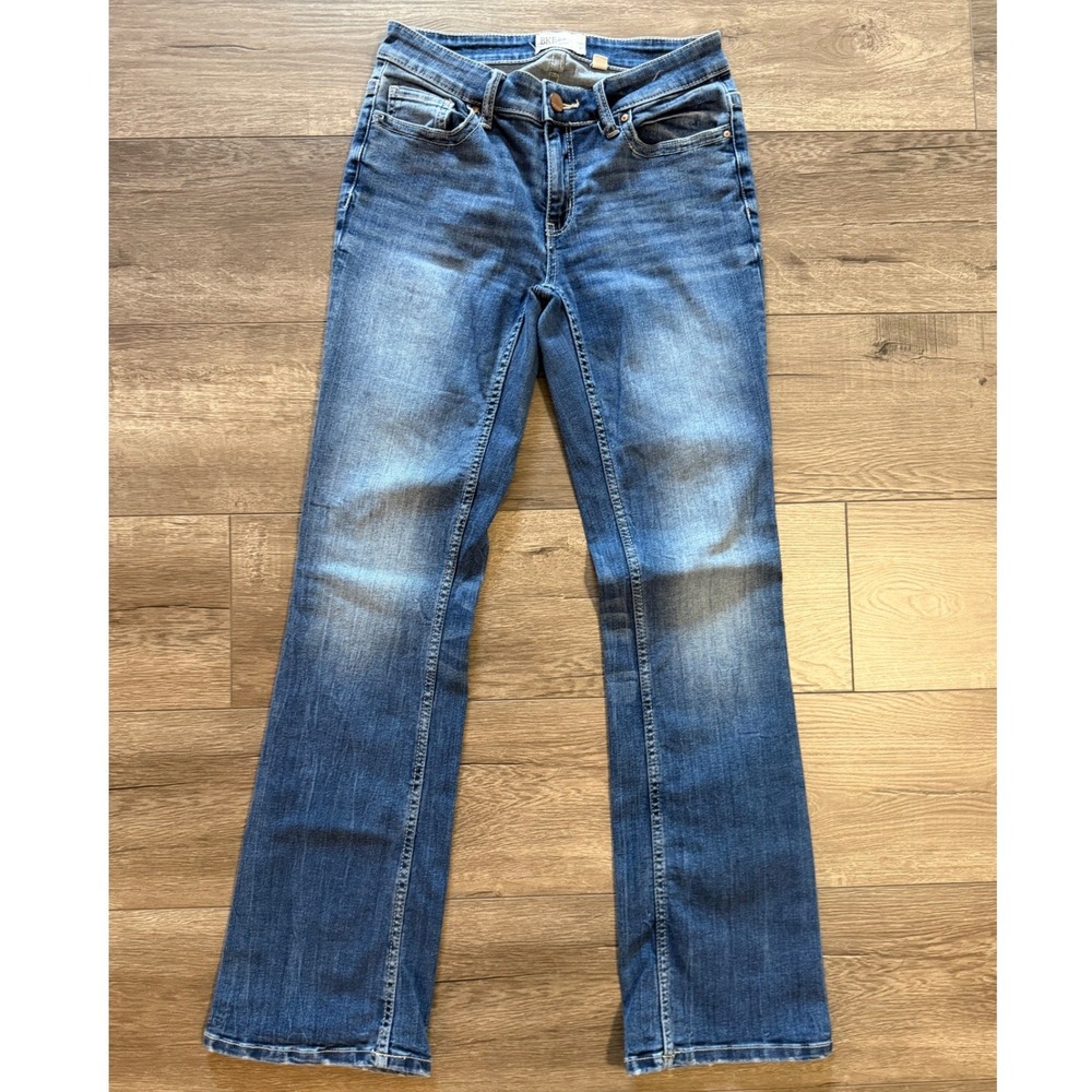 BKE Payton Bootcut Jeans Womens 26R Blue Denim Low Rise MGW203 Y2K